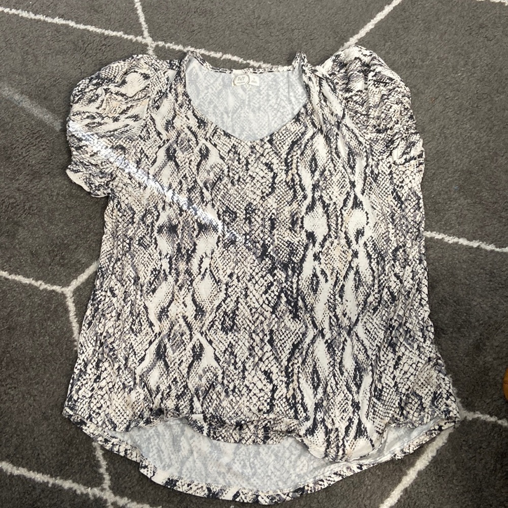 Animal print 24/7 top from Maurices